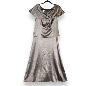 Vintage Y2K D'Albert Elegant Evening Gown‎ Womens Size 14 Maxi Dress Glam Formal